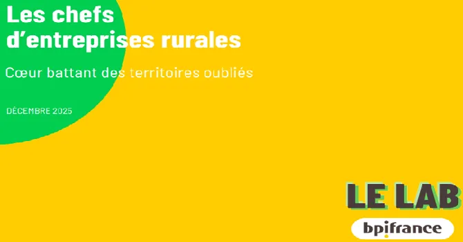 Etude Bpifrance Le Lab sur les entreprises rurales