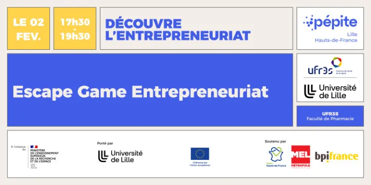 Lille : Escape game Entrepreneuriat