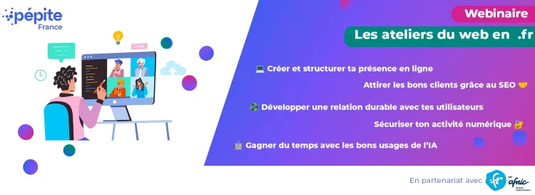 Affiche des ateliers du web en .fr