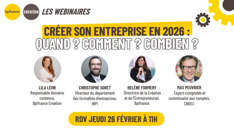 créer entreprise 2026