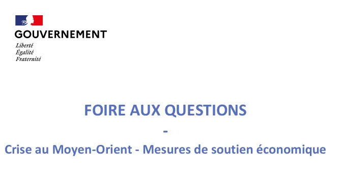Crise au Moyen-Orient : les mesures de soutien économique