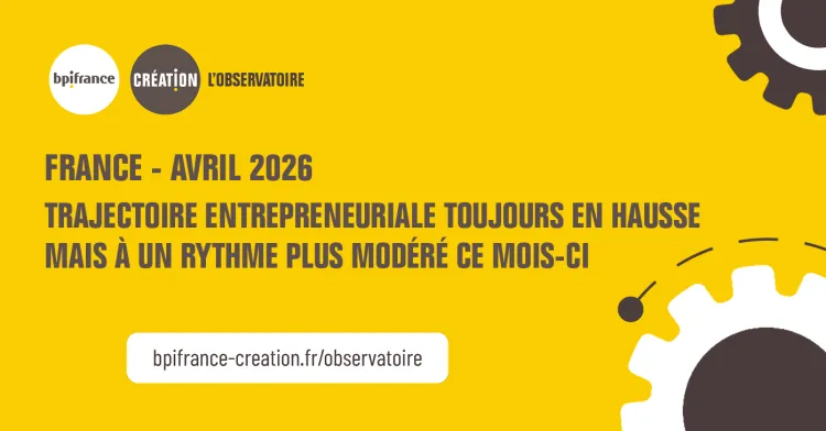 Les créations d'en(reprise en avril - Observatoire de la création d'entreprise