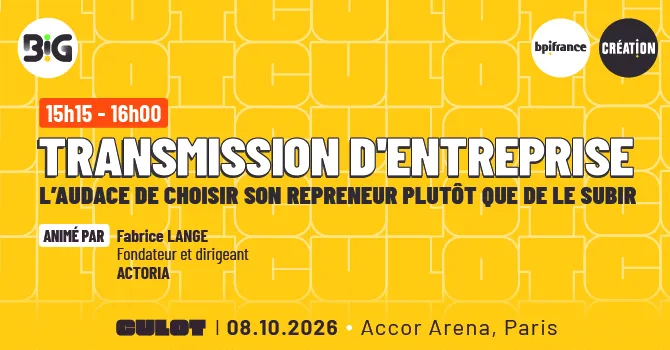 Masterclass Big 2026 - L'art d'attirer les bons repreneurs
