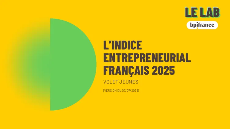 L'indice entrepreneurial français - Volet Jeunes