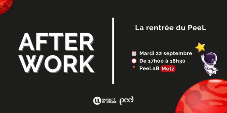 Metz : afterwork pour la rentrée du PeeL 