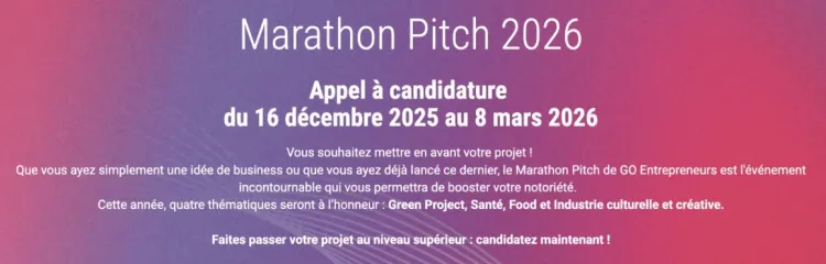 Visuel du Marathon Pitch 2026
