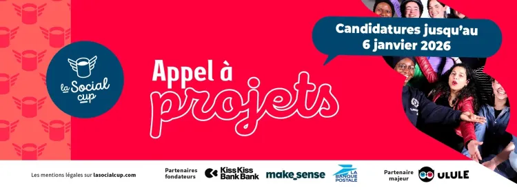 Jeunes porteurs de projet de l'ESS, tentez de remporter la Social Cup 2026 !
