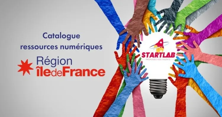 La ressource StartLab a été intégrée au catalogue de ressources numériques de la région Île-de-France.