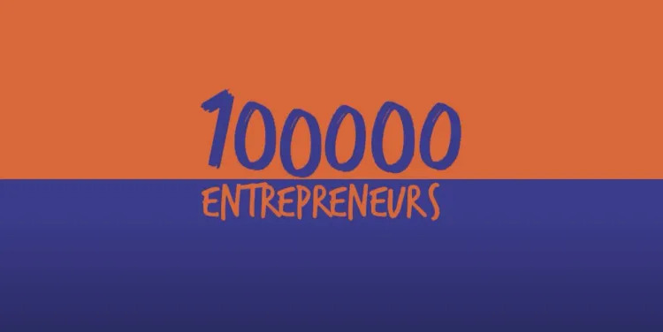 L'association 100 000 entrepreneurs présentée par ses partenaires