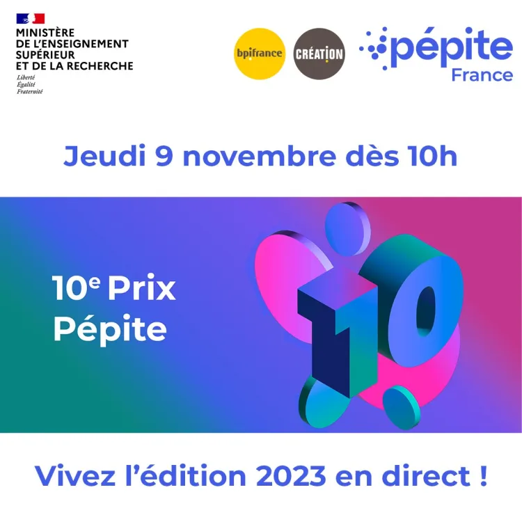 10e édition du prix Pépite