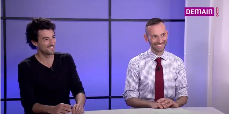 Oliver Abitbol, cofondateur de Delight et Mathieu Porchet de la Satt Lutech.