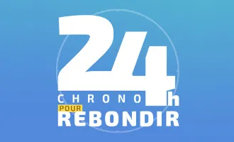 Logo : 24h chrono pour rebondir - 1ère Journée nationale dédiée aux entrepreneurs