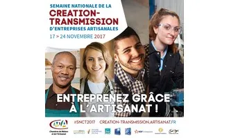 Logo : Semaine nationale de la création-transmission d'entreprises artisanales