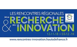Logo : Les rencontres de la recherche et de l'innovation en Hauts-de-France