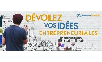 Logo : Concours didées entrepreneuriales - DreamTakeOff