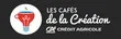 Logo les cafés de la création