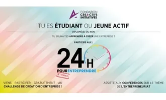 Logo : 24h pour entreprendre - 3ème édition