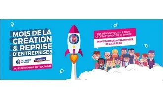Logo : Mois de la création et reprise d'entreprises