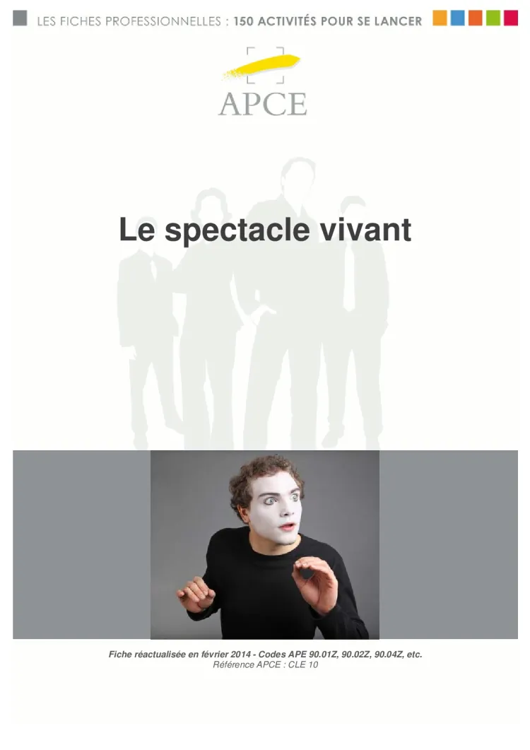Dossier Projecteurs - Le spectacle vivant