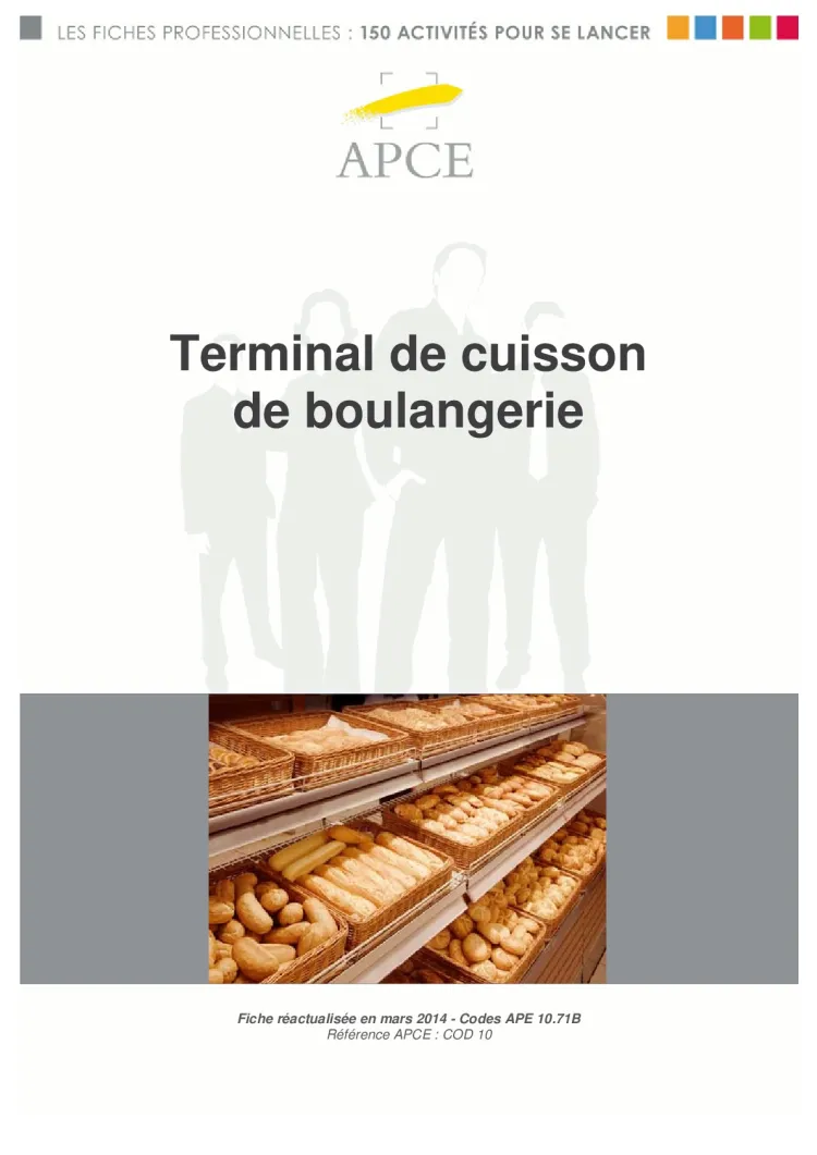 Dossier Projecteurs - Terminal de cuisson de boulangerie