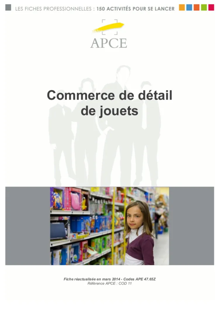 Dossier projecteurs : Commerce de détail de jouets