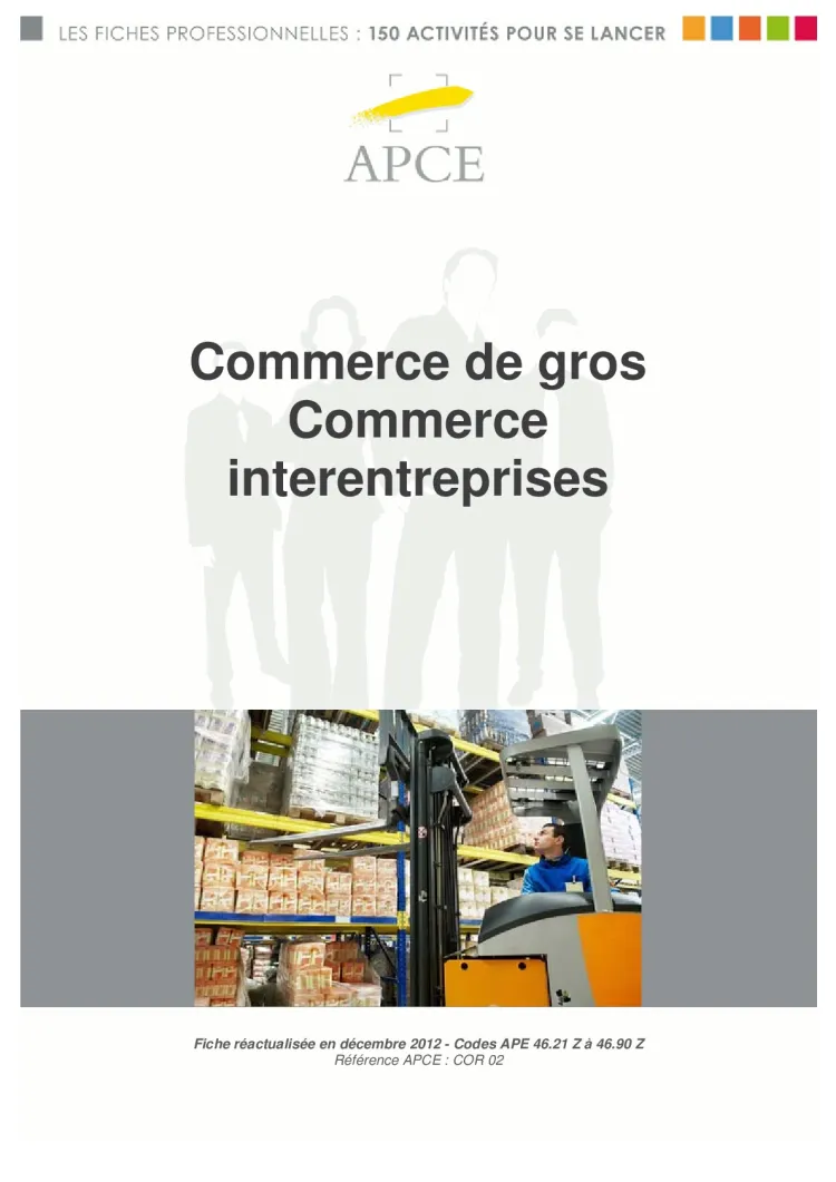 Commerce de gros, commerce interentreprises