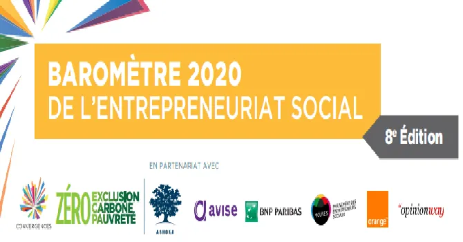 Baromètre 2020 de l'entrepreneuriat social