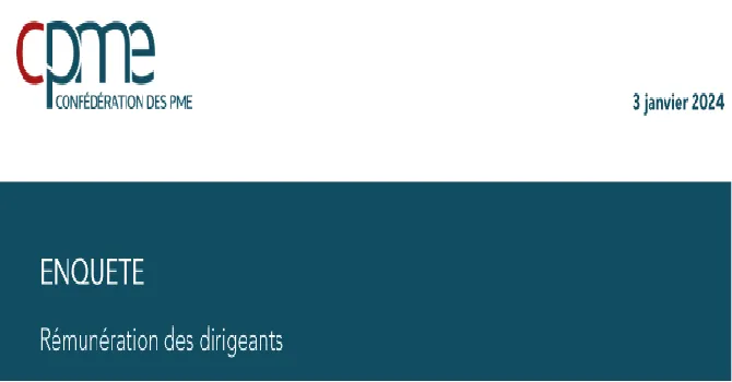 Enquête CPME