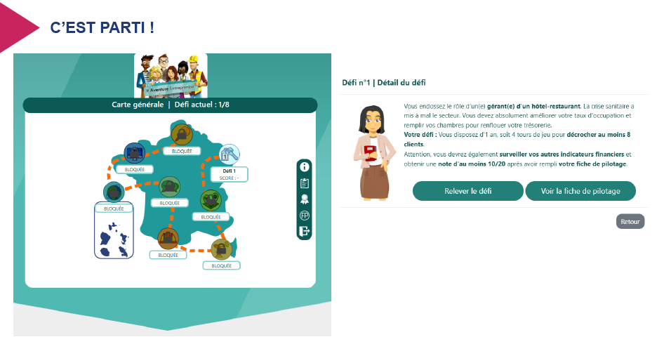 #Aventure Entrepreneur, un jeu pédagogique pour comprendre l’importance de la gestion financière d'une entreprise