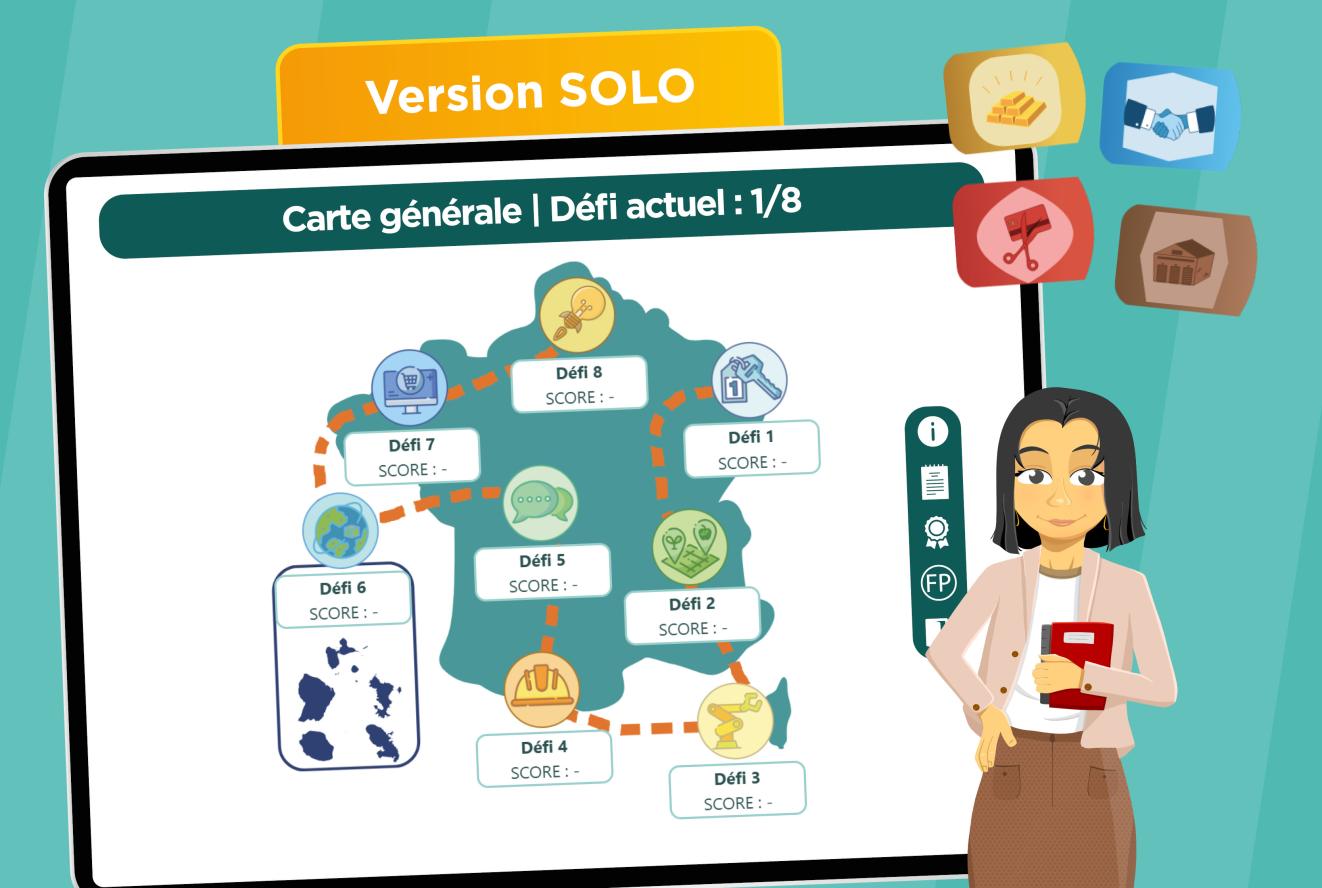 Visuel du jeu solo #Aventure Entrepreneur