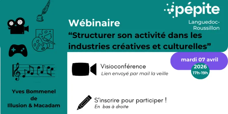 Webinaire - Structurer son projet Créatif et Culturel